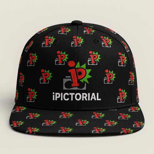 iPictorial Colorful Cap Design with Bold Logos